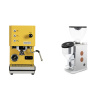 Profitec GO, yellow + Rocket Espresso FAUSTINO 3.1, copper