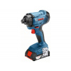 BOSCH Akumulátorový rázový uťahovák GDR 180-LI v kufri (2 x 2,0 Ah batérie + rýchlonabíjačka) 160 Nm