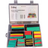 SILVER TOOLS 328ks farebných teplom zmršťovacích bužírok s lepidlom