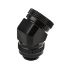 PHANTEKS Rotary Hard Tube Fitting 12mm 45 Angle G1/4 - black PH-RA45_BK12