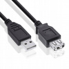 Predlžovač USB 2.0 Interlook UE2.0-1.5M-Black čierny 1,5 m