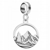 Krásny Charms s Tatrami Tatry hory Poľsko Príroda Strom striebro 925