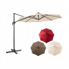 Záhradný slnečník - Dáždnik s LED béžami 300 x 202 cm (Dáždnik s LED béžami 300 x 202 cm)