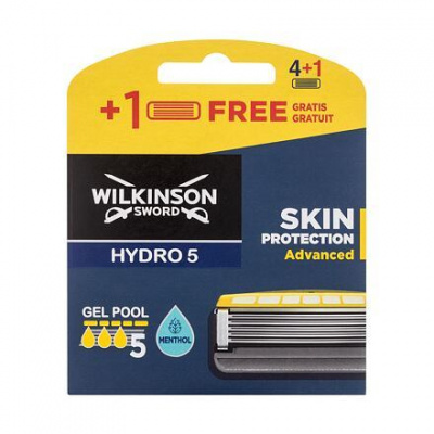 Wilkinson Sword Hydro 5 Skin Protection Advanced : náhradní břity 5 ks pro muže