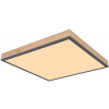 Globo Lighting Doro stropné svietidlo 1x24 W biela-drevená-grafitová 416080WD2