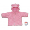 Zimní dětský kabátek Dětský svět Lama růžový s ouškama vel.86