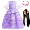 Kostým pre dievča - 575 Princess Costume. 140 (Encanto Isabela madrigal šaty)