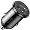 Baseus Grain Pro Car Charger (Dual USB 4.8A ) Black CCALLP-01