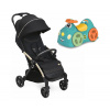 Chicco | Chicco - Športový kočík GOODY XPLUS Black Re_Lux Eco+ + odrážadlo ALL AROUND | AG0662
