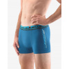 GINA Pánske bavlnené boxerky s krátkou nohavičkou | 73120P - petrolejová dunaj, 50/52