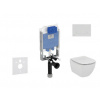 Ideal Standard ProSys - Set predstenovej inštalácie, klozetu a sedadla Tesi, tlačidla Oleas M1, Rimless, SoftClose, biela ProSys80M SP82