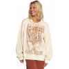 dámska mikina BILLABONG KEEP RIDIN HOOD Antique White - ANW L