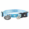 Max&Molly GOTCHA! Smart ID Cat Collar Retro Blue - farebný obojok pre mačky s inteligentným príveskom Tag