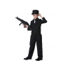 Kostým pre chlapca- Gangus outfit 152 cm kostýmy gangster karnevalová guľa (Gangster detektív Mafiozo Al Caapone 152 Outfit 12h)