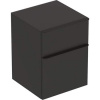 Geberit Smyle Square Bočná skrinka závesná, dve zásuvky, 450x600x470mm, lávová matná GEB 500.357.JK.1