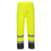 Portwest H444 Hi-Vis Classic Rain Reflexné nepremokavé nohavice žltá/čierna 3XL