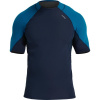 NRS Men’s HydroSkin 0.5 S/S Shirt - model 2025 - XL - Navy/Mykonos