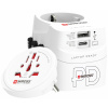 Skross 1.302474 cestovní adaptér Pro Light USB AC45PD World