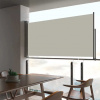vidaXL Zaťahovacia bočná markíza na terasu 80x300 cm, krémová 48359