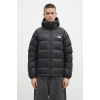 Páperová bunda The North Face Hydrenalite pánska, čierna farba, zimná, NF0A5GIEJK31