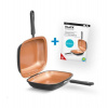 Livington Black Doubletta - Otočná pánev smažení/grill (M22336)