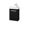 Dreja Skrinka pod umývadlo HOST SZD 40 - N03 Graphite / Úchytka T01 / N03 Graphite / Levé