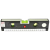 Laserová vodováha 245 mm, podsvietená, 3 libely, zvinovací meter 1,5 m, GEKO