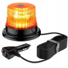 VÝSTRAŽNÁ LAMPA STROBO MAJÁK LED 12-24V MAGNET 40 LED