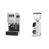 Gaggia New Classic EVO + Eureka Atom W 65, white