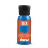 Darwi TEX Farba na textil 100050203 antická modrá 50 ml