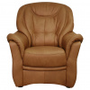 Cantus KRESLO, koža, koňaková - Kreslá - 000704011406