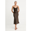 Šaty Guess NEW AKILINA čierna farba, maxi, priliehavé, W5GK85 WH9C2 W5GK85.WH9C2 XL