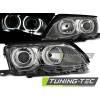 BMW E46 01-05 SEDAN, KOMBI - predné chrom svetlá s ANGEL EYES LED