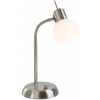 Globo Lighting Loxy stolová lampa 1x5 W biela-nikiel 571601016X