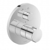 Duravit C.1 Vaňová termostatická batéria pod omietku, na 2 spotrebiče, chróm C15200018010