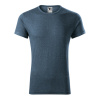 MALFINI Tričko Fusion 163, krátký rukáv, pánské MAL-163M213 S Melír tmavý denim