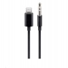 PremiumCord Apple Lightning audio redukční kabel na 3.5 mm stereo jack, 1 m, černý (kipod50)