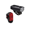 Lezyne Fusion Drive 500+ / Ktv Drive Pro+ Pair Satin Black/Black