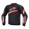 bunda T-GP PLUS R 4, ALPINESTARS (černá/červená fluo, vel. 2XL)