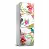 Dýhacie nálepky Fridge Birds and Flowers 70x190 (Nálepka na chladničku Vtáky a kvety 70x190)
