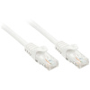 LINDY 48206 RJ45 sieťové káble, prepojovacie káble CAT 6 U/UTP 7.50 m biela 1 ks; 48206