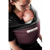 Baby šatka Je Porte Mon Bébé Black/Plum (elastické baby šatky JPMBB Original)