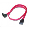 PREMIUMCORD Kabel SATA 0,5m 1x90°+1x rovný konektor kfsa-5-05