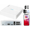 IP rekordér PoE 4x PoE 6Mpx HiLook NVR-4CH-H/4P IP rekordér