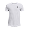 Detské Tričko s krátkym rukávom UNDER ARMOUR UA SPORTSTYLE LEFT CHEST SS 1363280-100 – Biely