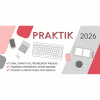 Spektrum Grafik Stolový kalendár stĺpcový 32 x 15,5 cm - PRAKTIK 2026