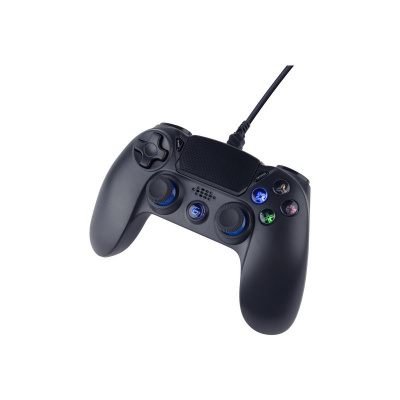 GEMBIRD Wired vibration game controller for PlayStation 4 or PC black (JPD-PS4U-01)