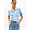 Tommy Hilfiger dámske pruhované polo tričko 1985 WW0WW43225 XL