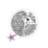 Starnails Pečiatkovacia doštička JQ50 - Ornamenty, čipka, ruža