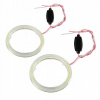 2 KS LED KRÚŽKY COB ANGEL EYES DENNÉ, SADA 100 MM